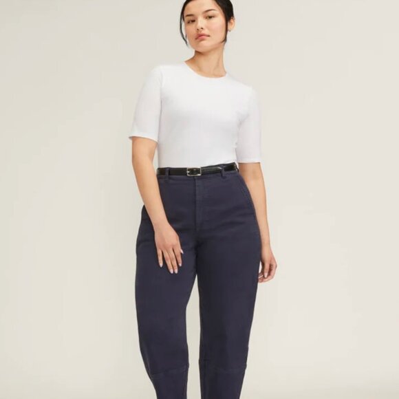 Everlane The Short-Sleeve Crew Neck Bodysuit - Size M - Picture 1 of 16